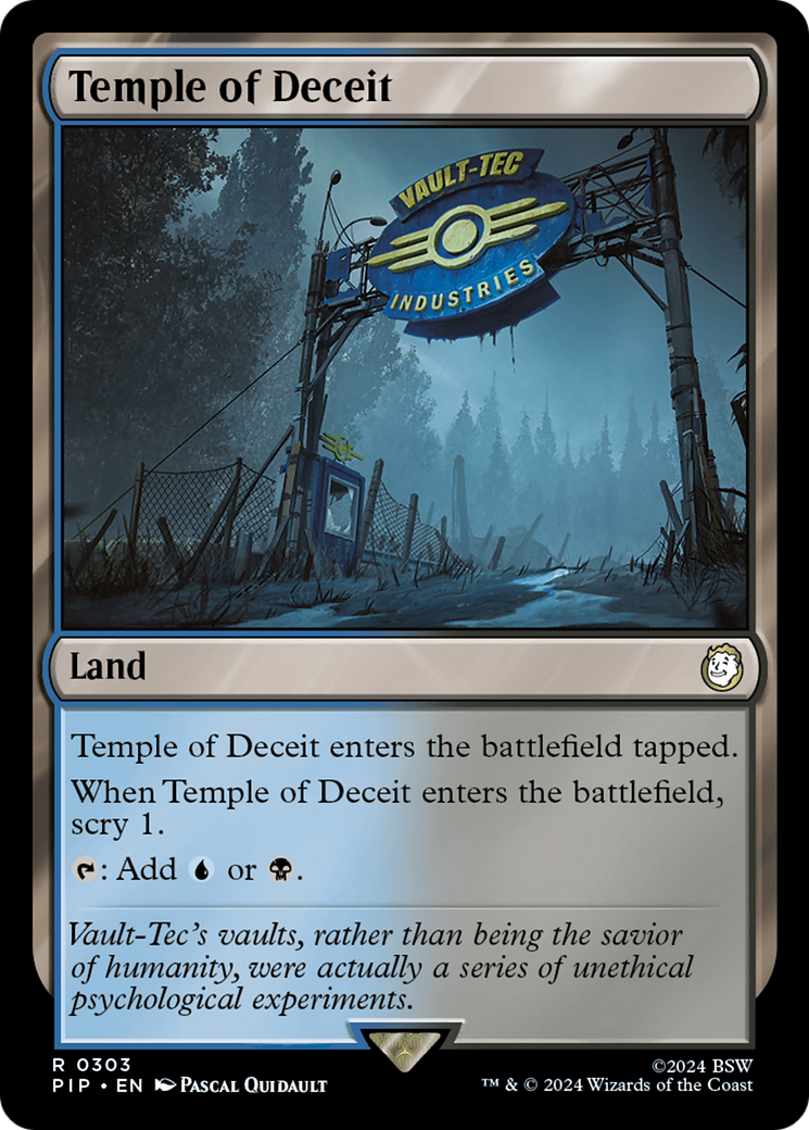 Temple of Deceit [Fallout] | Eastridge Sports Cards & Games