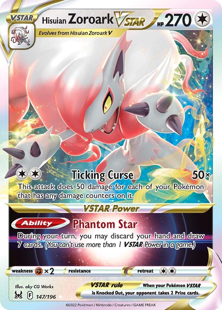 Hisuian Zoroark VSTAR (147/196) [Sword & Shield: Lost Origin] | Eastridge Sports Cards & Games