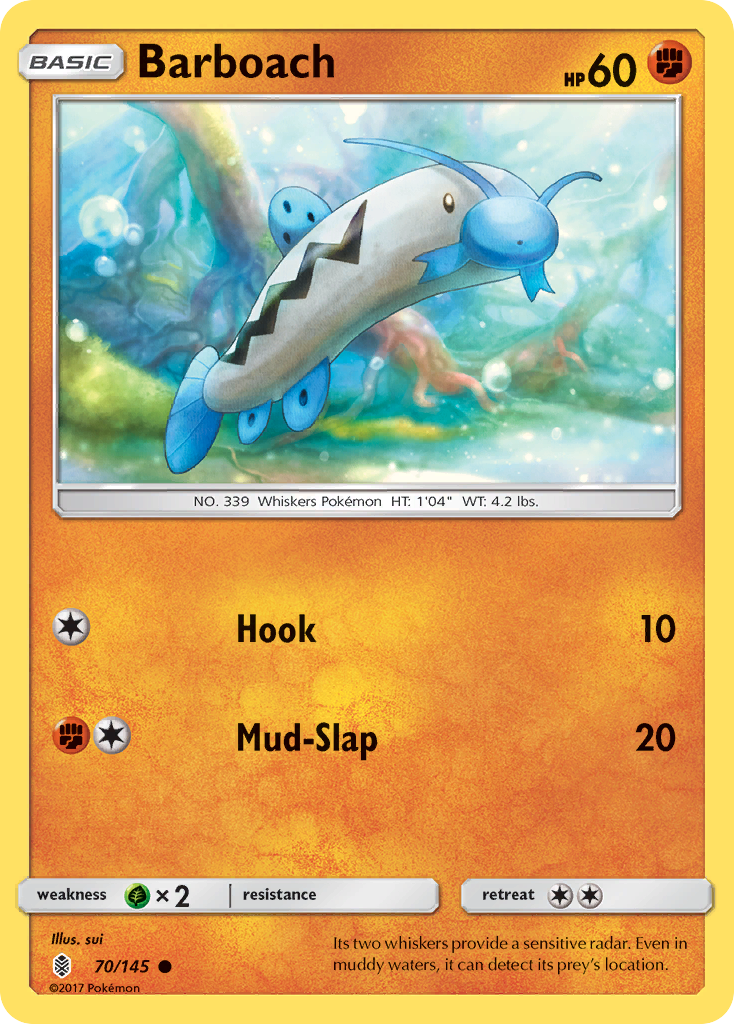 Barboach (70/145) [Sun & Moon: Guardians Rising] | Eastridge Sports Cards & Games