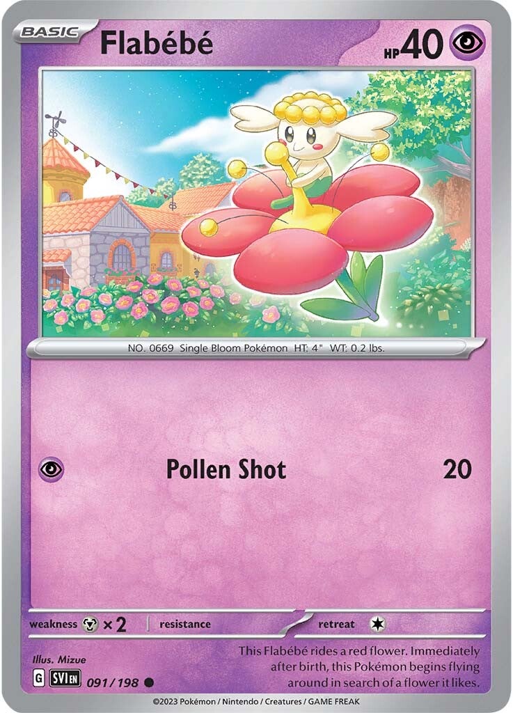 Flabebe (091/198) [Scarlet & Violet: Base Set] | Eastridge Sports Cards & Games