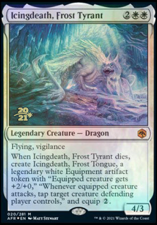 Icingdeath, Frost Tyrant [Dungeons & Dragons: Adventures in the Forgotten Realms Prerelease Promos] | Eastridge Sports Cards & Games