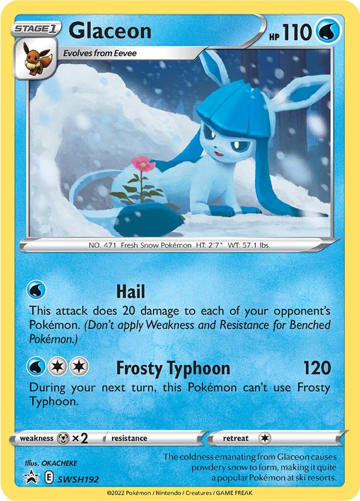 Glaceon (SWSH192) [Sword & Shield: Black Star Promos] | Eastridge Sports Cards & Games