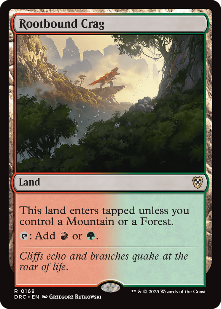 Rootbound Crag [Aetherdrift Commander] | Eastridge Sports Cards & Games