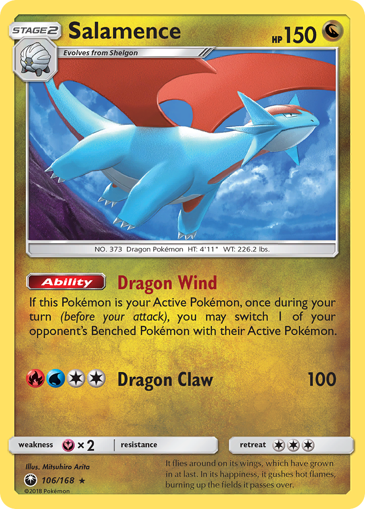 Salamence (106/168) [Sun & Moon: Celestial Storm] | Eastridge Sports Cards & Games