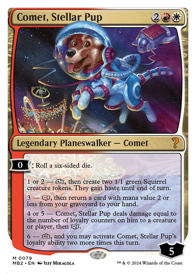 Comet, Stellar Pup [Mystery Booster 2] | Eastridge Sports Cards & Games