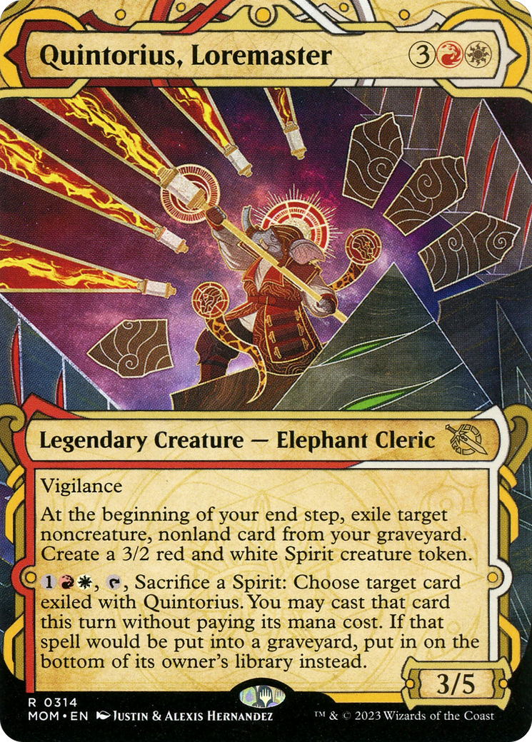 Quintorius, Loremaster (Showcase Planar Booster Fun) [March of the Machine] | Eastridge Sports Cards & Games