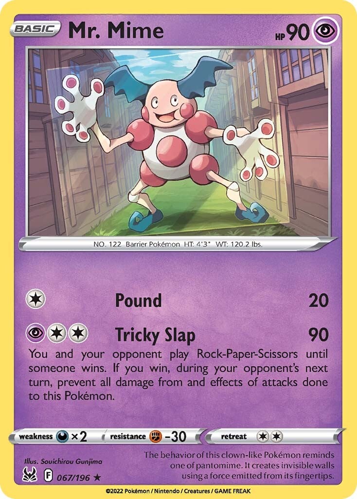 Mr. Mime (067/196) [Sword & Shield: Lost Origin] | Eastridge Sports Cards & Games