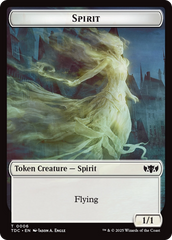 Angel // Spirit Double-Sided Token [Tarkir: Dragonstorm Commander Tokens] | Eastridge Sports Cards & Games