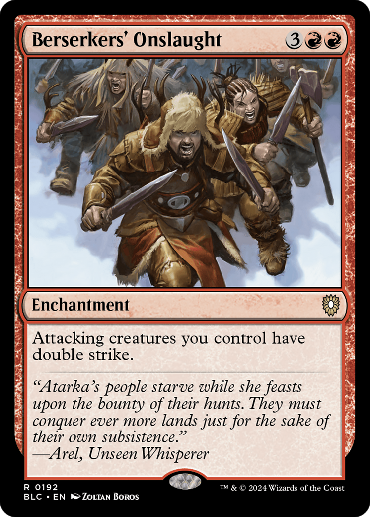 Berserkers' Onslaught [Bloomburrow Commander] | Eastridge Sports Cards & Games