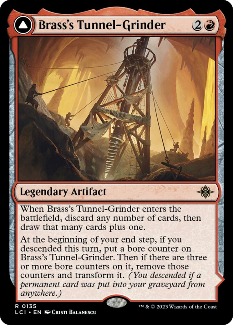 Brass's Tunnel-Grinder // Tecutlan, The Searing Rift [The Lost Caverns of Ixalan] | Eastridge Sports Cards & Games