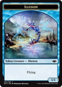 Illusion (005) // Marit Lage (006) Double-Sided Token [Modern Horizons Tokens] | Eastridge Sports Cards & Games