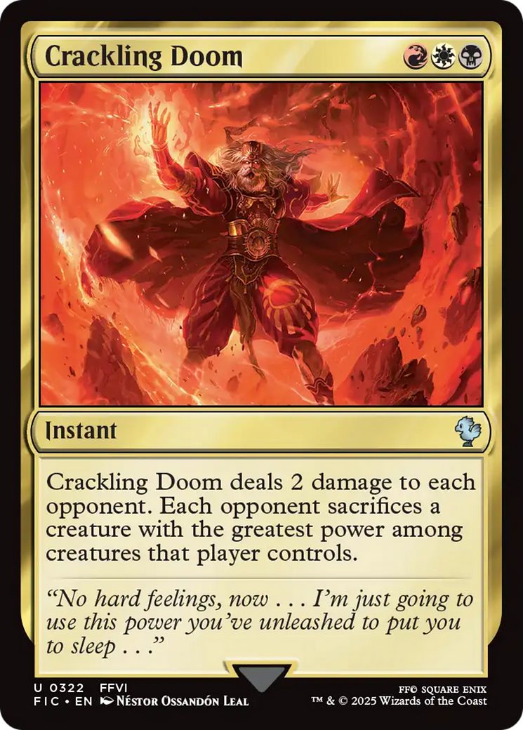 Crackling Doom [FINAL FANTASY Commander] | Eastridge Sports Cards & Games