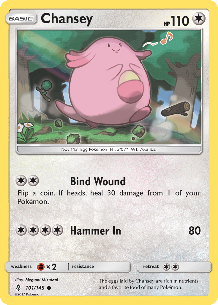 Chansey (101/145) [Sun & Moon: Guardians Rising] | Eastridge Sports Cards & Games