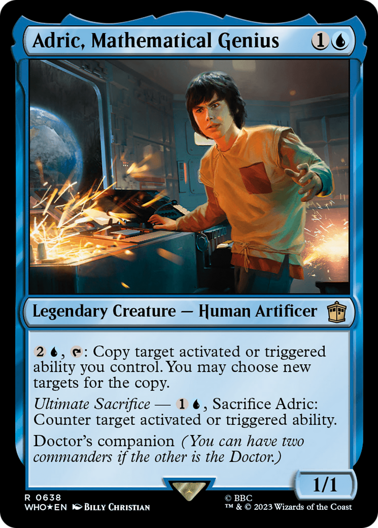 Adric, Mathematical Genius (Surge Foil) [Doctor Who] | Eastridge Sports Cards & Games