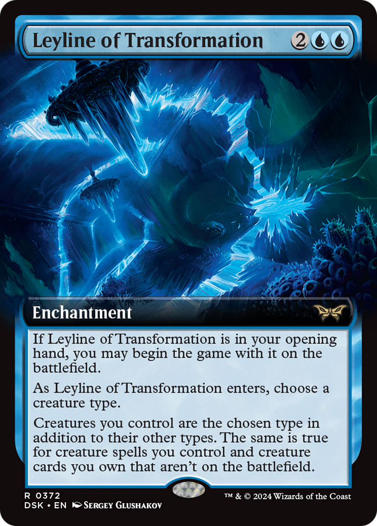 Leyline of Transformation (Extended Art) [Duskmourn: House of Horror] | Eastridge Sports Cards & Games