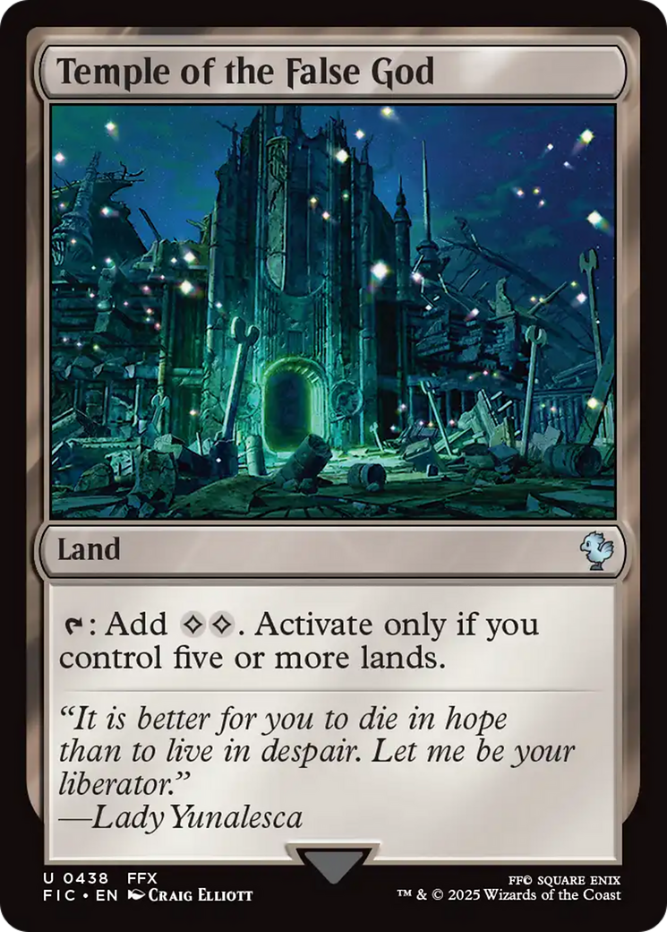 Temple of the False God [FINAL FANTASY Commander] | Eastridge Sports Cards & Games
