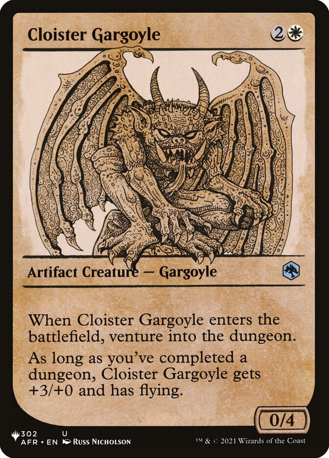 Cloister Gargoyle (Showcase) [The List] | Eastridge Sports Cards & Games