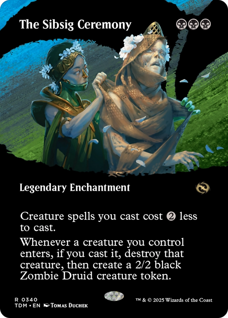 The Sibsig Ceremony (Borderless) [Tarkir: Dragonstorm] | Eastridge Sports Cards & Games