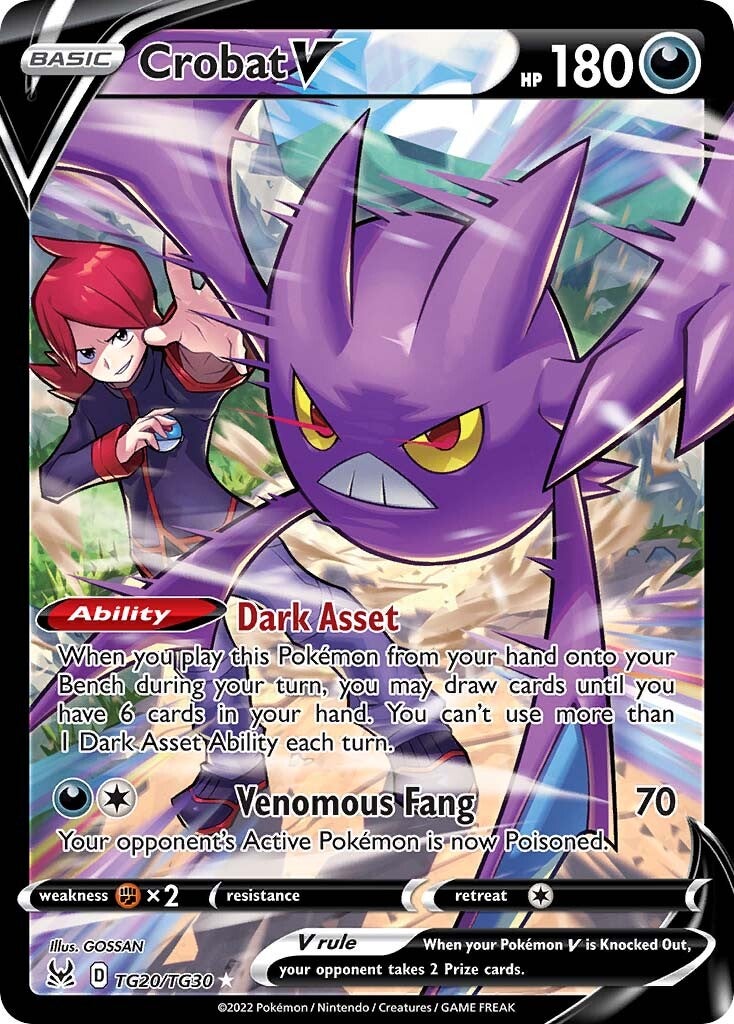 Crobat V (TG20/TG30) [Sword & Shield: Lost Origin] | Eastridge Sports Cards & Games