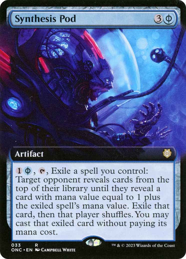 Synthesis Pod (Extended Art) [Phyrexia: All Will Be One Commander] | Eastridge Sports Cards & Games