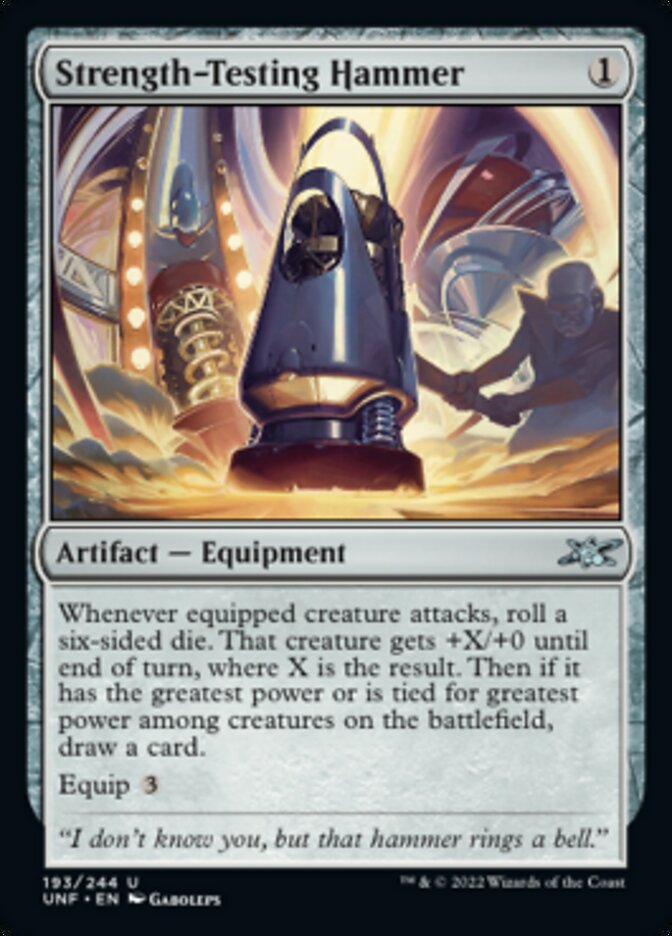 Strength-Testing Hammer [Unfinity] | Eastridge Sports Cards & Games
