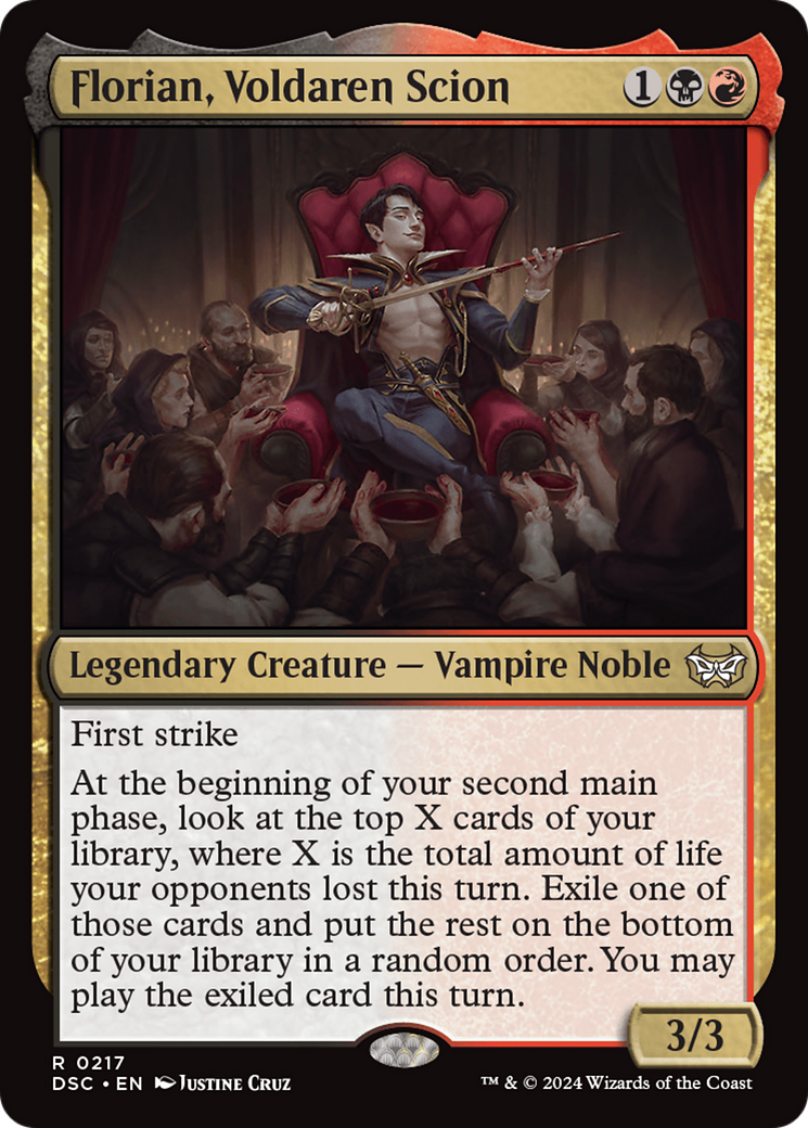 Florian, Voldaren Scion [Duskmourn: House of Horror Commander] | Eastridge Sports Cards & Games
