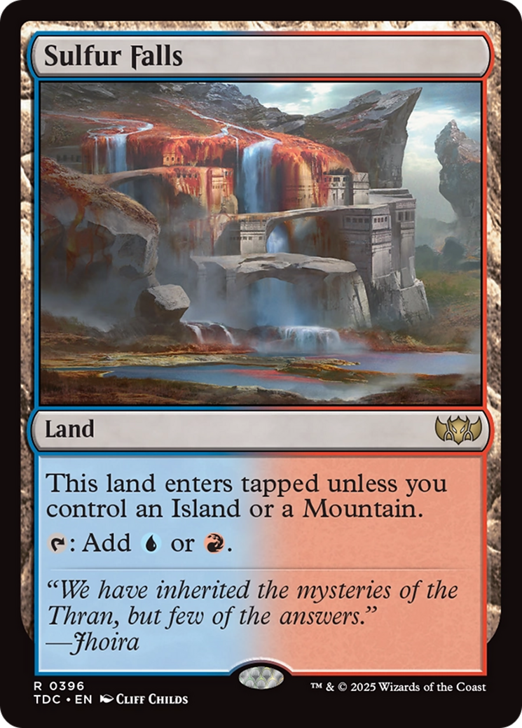 Sulfur Falls [Tarkir: Dragonstorm Commander] | Eastridge Sports Cards & Games