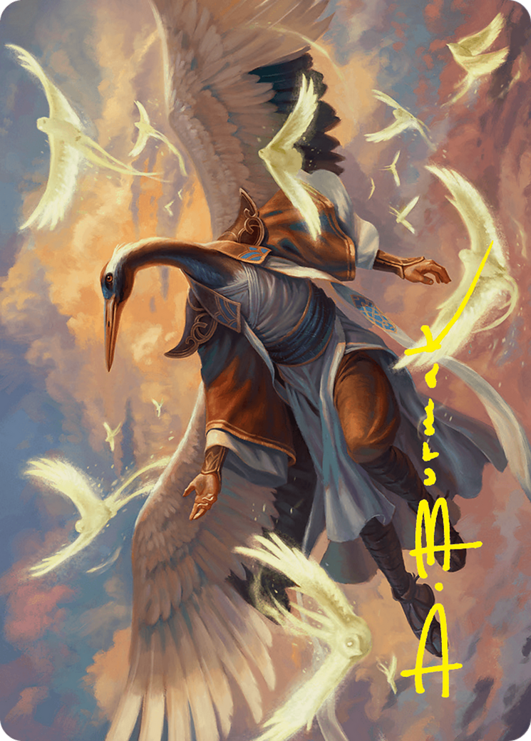 Kykar, Zephyr Awakener Art Card (16/54) (Gold-Stamped Signature) [Foundations Art Series] | Eastridge Sports Cards & Games