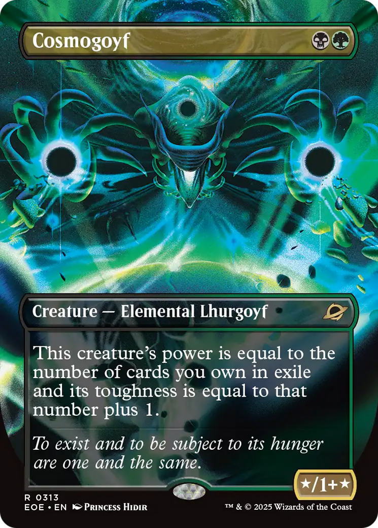 Cosmogoyf (Borderless) [Edge of Eternities] | Eastridge Sports Cards & Games