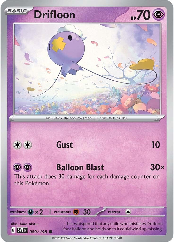 Drifloon (089/198) [Scarlet & Violet: Base Set] | Eastridge Sports Cards & Games