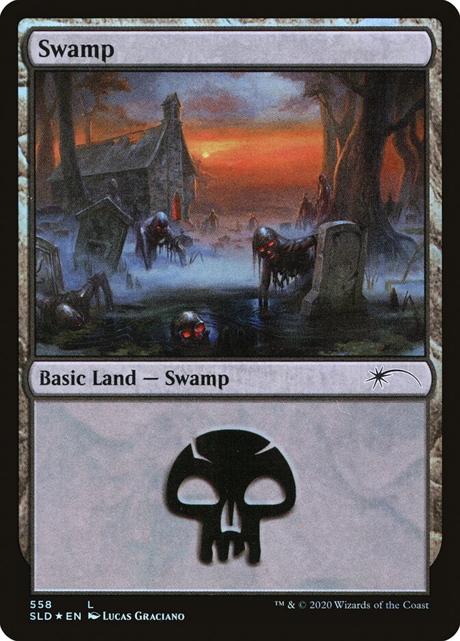 Swamp (Reanimated) (558) [Secret Lair Drop Promos] | Eastridge Sports Cards & Games