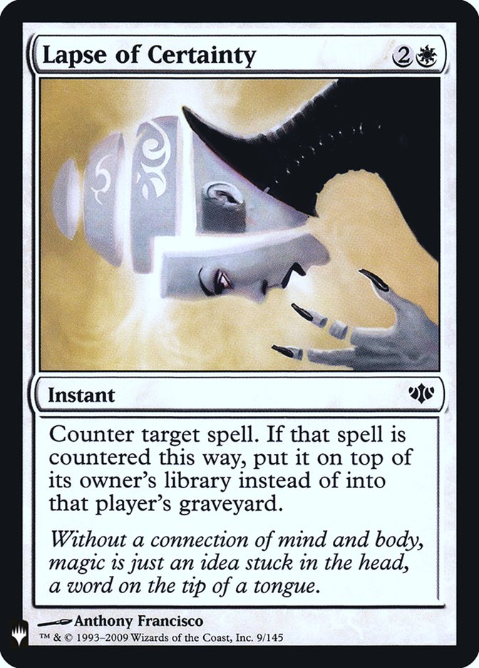 Lapse of Certainty [Mystery Booster] | Eastridge Sports Cards & Games