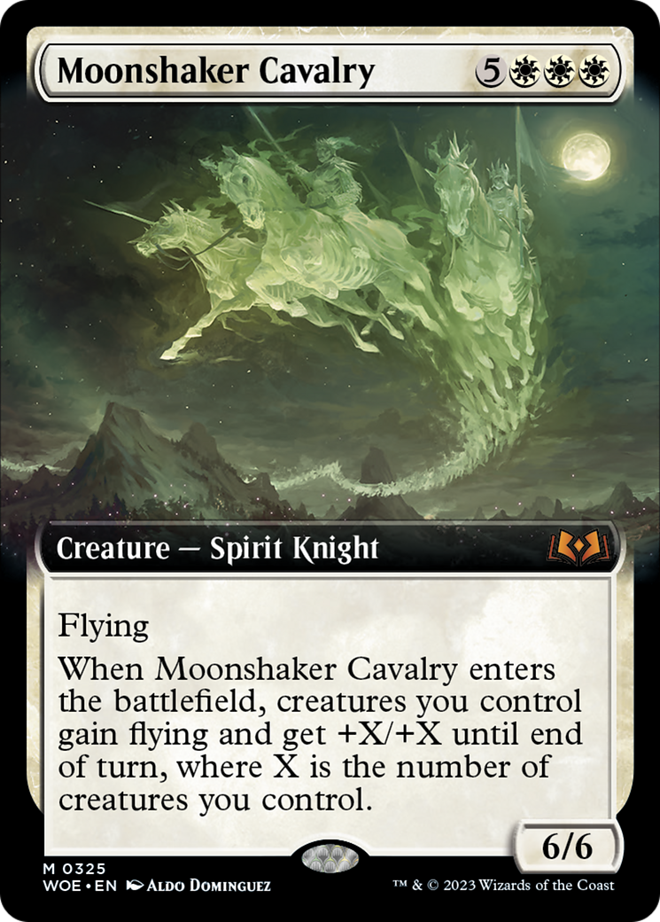 Moonshaker Cavalry (Extended Art) [Wilds of Eldraine] | Eastridge Sports Cards & Games