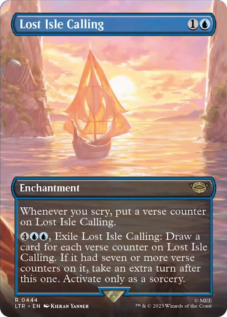 Lost Isle Calling (Borderless Alternate Art) [The Lord of the Rings: Tales of Middle-Earth] | Eastridge Sports Cards & Games