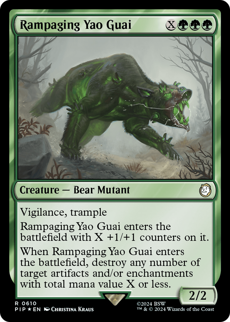 Rampaging Yao Guai (Surge Foil) [Fallout] | Eastridge Sports Cards & Games