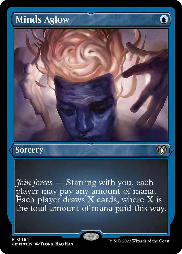 Minds Aglow (Foil Etched) [Commander Masters] | Eastridge Sports Cards & Games