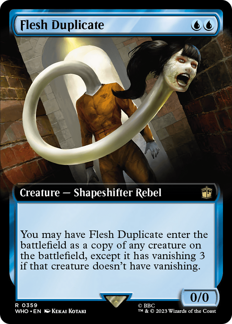 Flesh Duplicate (Extended Art) [Doctor Who] | Eastridge Sports Cards & Games