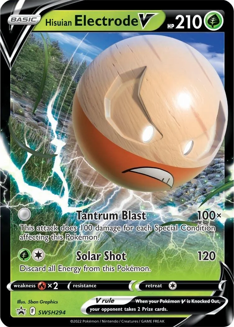 Hisuian Electrode V (SWSH294) [Sword & Shield: Black Star Promos] | Eastridge Sports Cards & Games