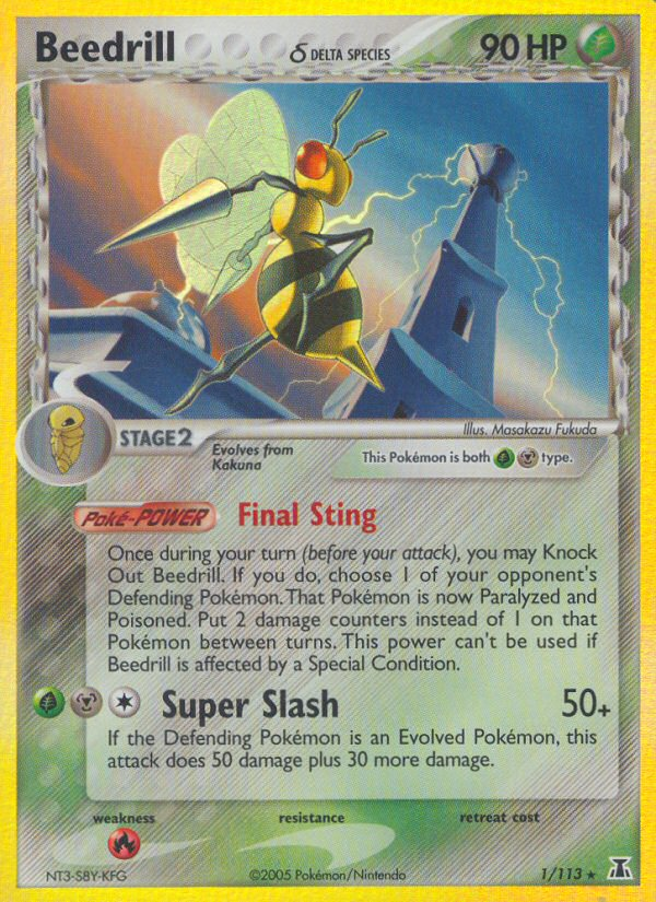 Beedrill (1/113) (Delta Species) [EX: Delta Species] | Eastridge Sports Cards & Games