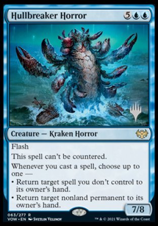 Hullbreaker Horror (Promo Pack) [Innistrad: Crimson Vow Promos] | Eastridge Sports Cards & Games