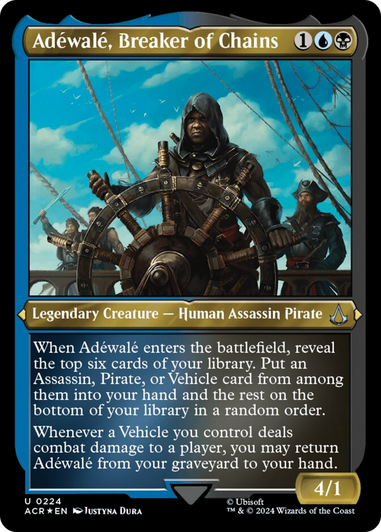 Adewale, Breaker of Chains (Foil Etched) [Assassin's Creed] | Eastridge Sports Cards & Games
