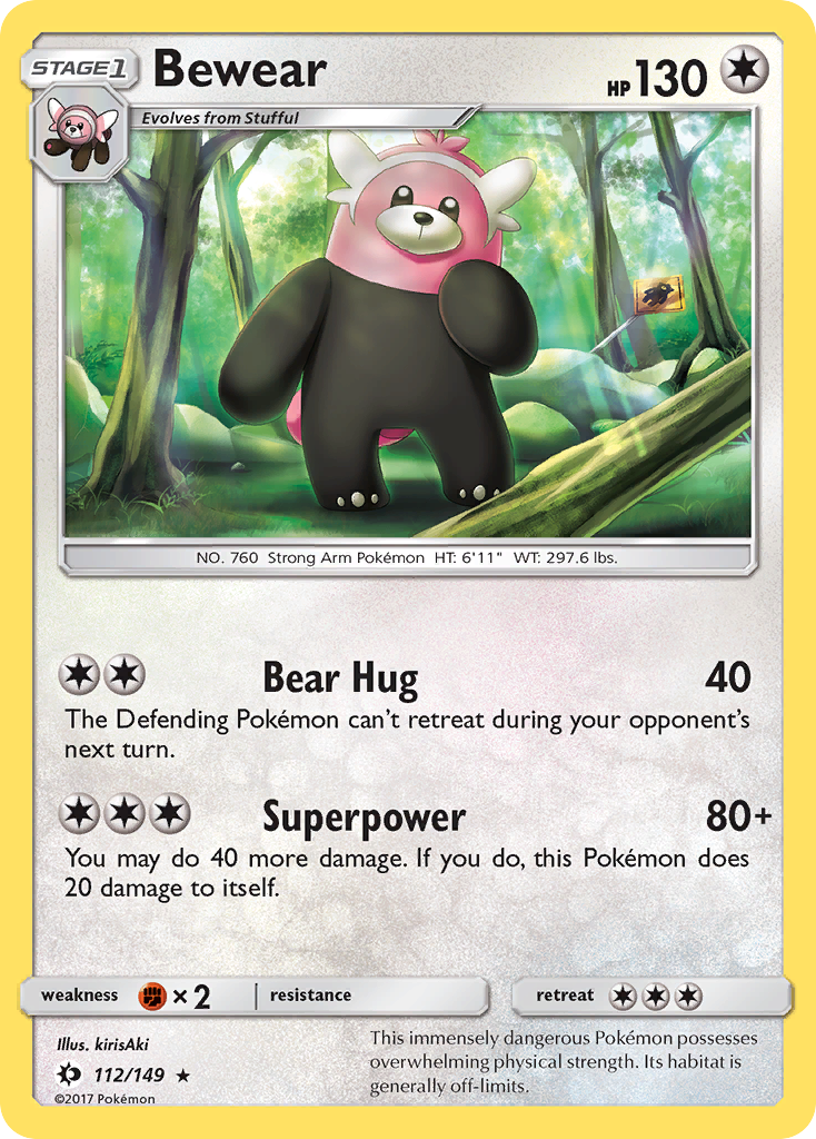 Bewear (112/149) [Sun & Moon: Base Set] | Eastridge Sports Cards & Games