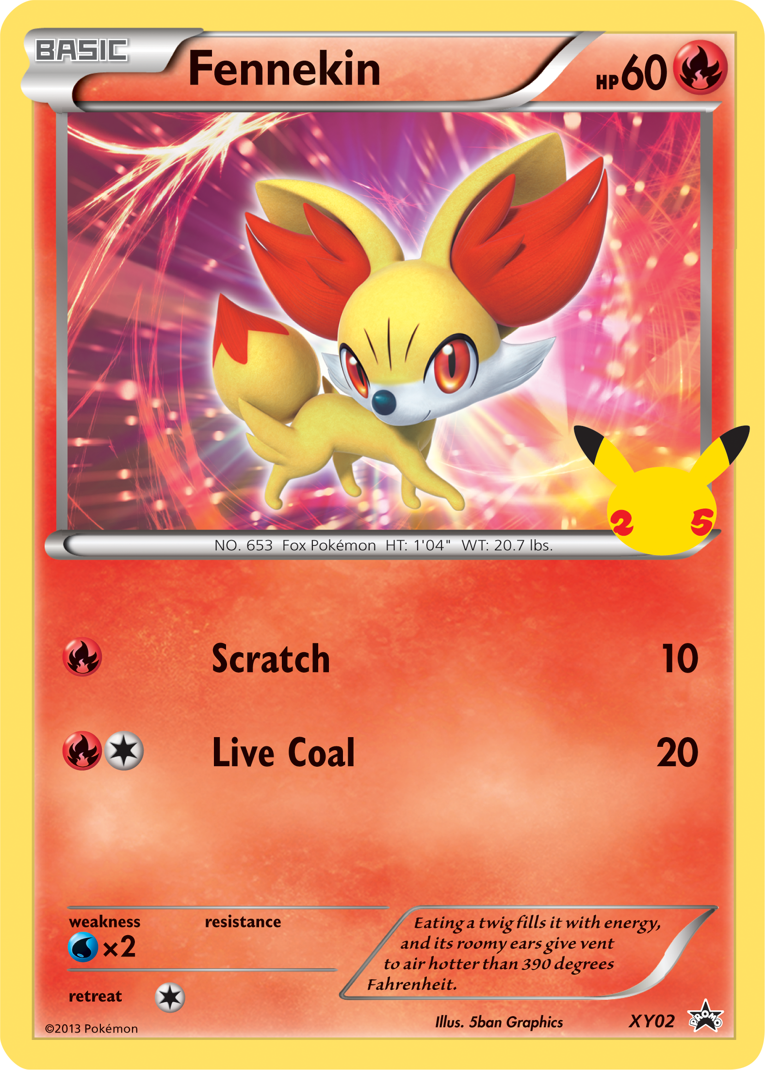 Fennekin (XY02) (Jumbo Card) [First Partner Pack] | Eastridge Sports Cards & Games