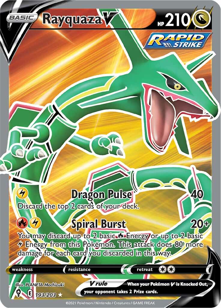 Rayquaza V (193/203) [Sword & Shield: Evolving Skies] | Eastridge Sports Cards & Games