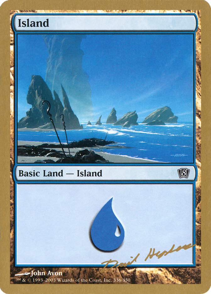 Island (dh336) (Dave Humpherys) [World Championship Decks 2003] | Eastridge Sports Cards & Games