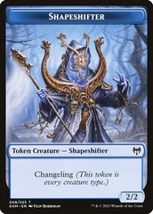 Elf Warrior // Shapeshifter Double-Sided Token [Kaldheim Tokens] | Eastridge Sports Cards & Games