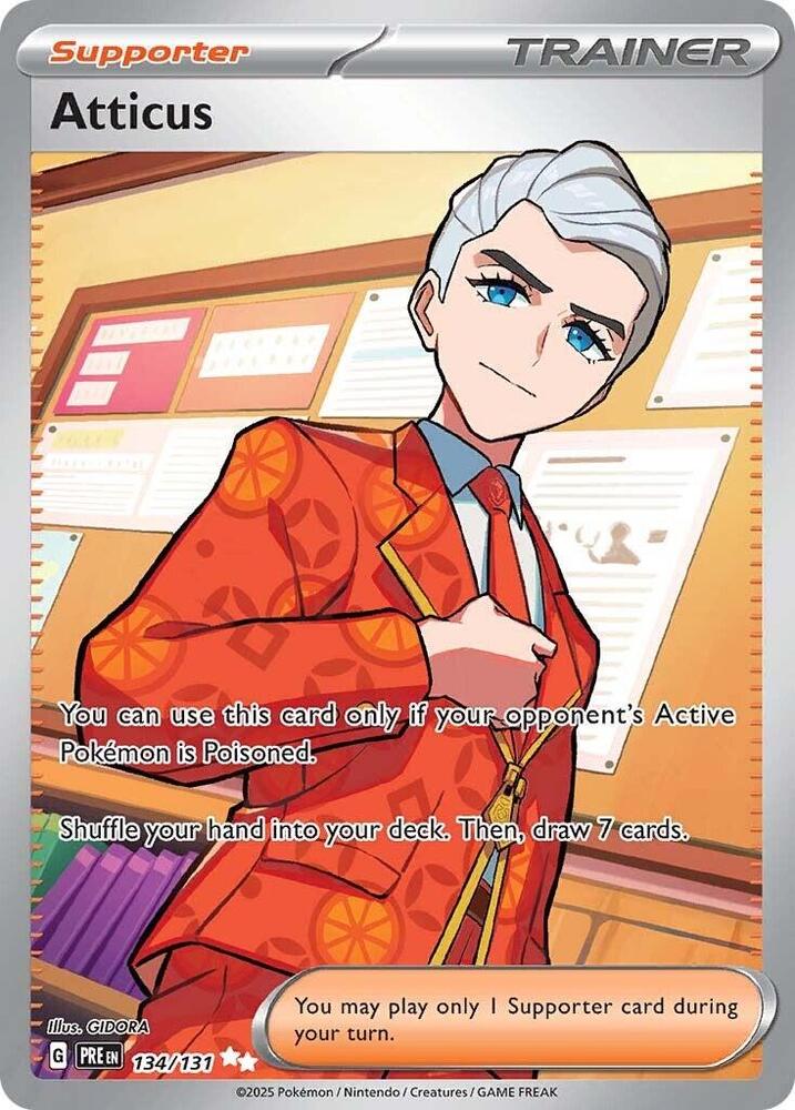 Atticus (134/131) [Scarlet & Violet: Prismatic Evolutions] | Eastridge Sports Cards & Games