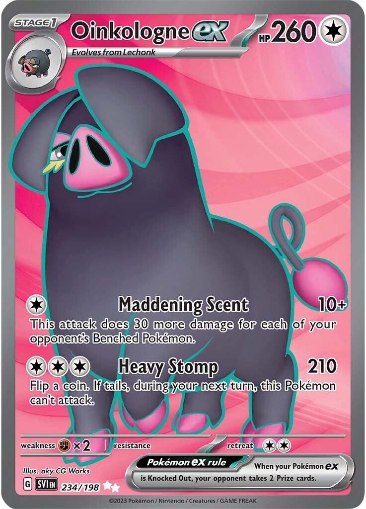 Oinkologne ex (234/198) [Scarlet & Violet: Base Set] | Eastridge Sports Cards & Games