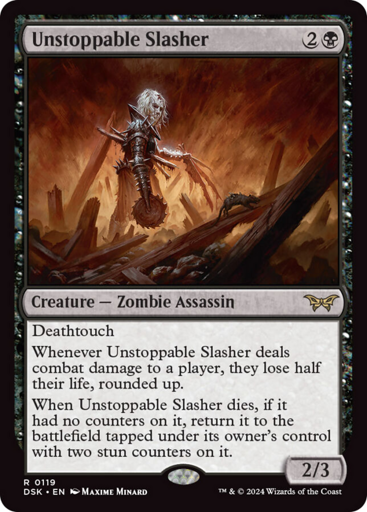 Unstoppable Slasher (0119) [Duskmourn: House of Horror] | Eastridge Sports Cards & Games