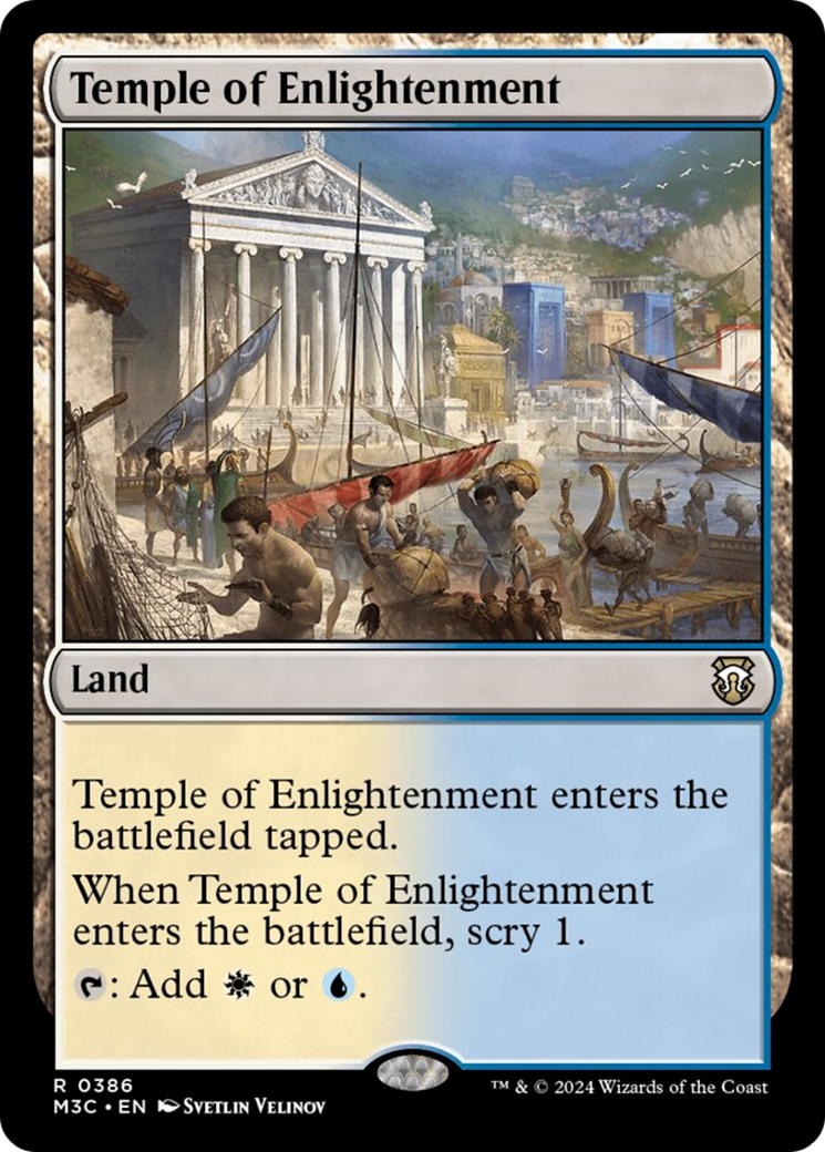 Temple of Enlightenment (Ripple Foil) [Modern Horizons 3 Commander] | Eastridge Sports Cards & Games
